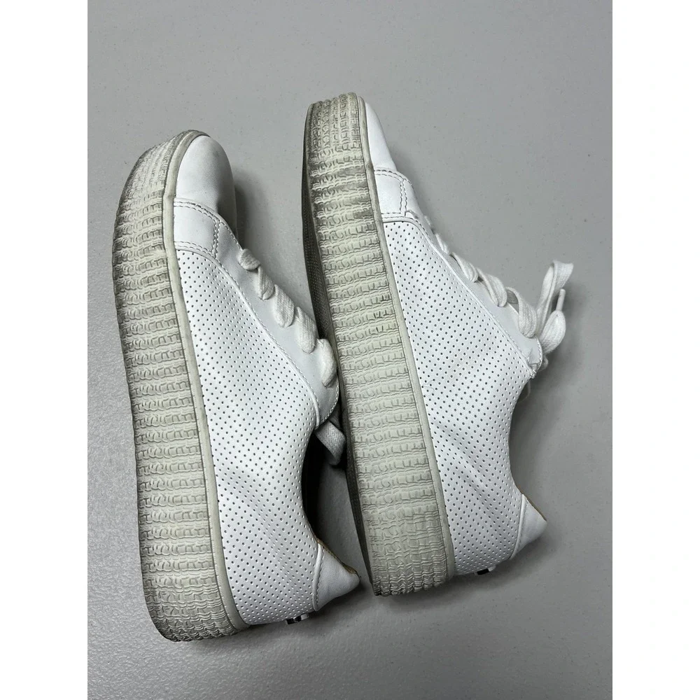 Steve Madden Toliver Shoes Womens‎ Size 6.5 White Platform Sneakers TLVR01S1